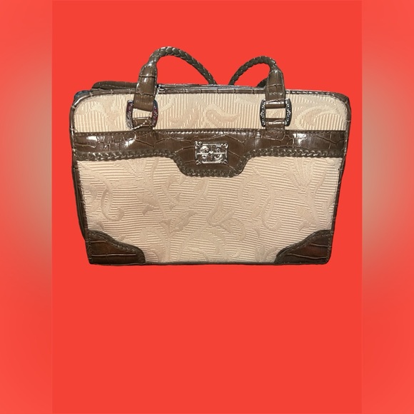 Bueno Handbags - Bueno Brown and Tan Shoulder Purse